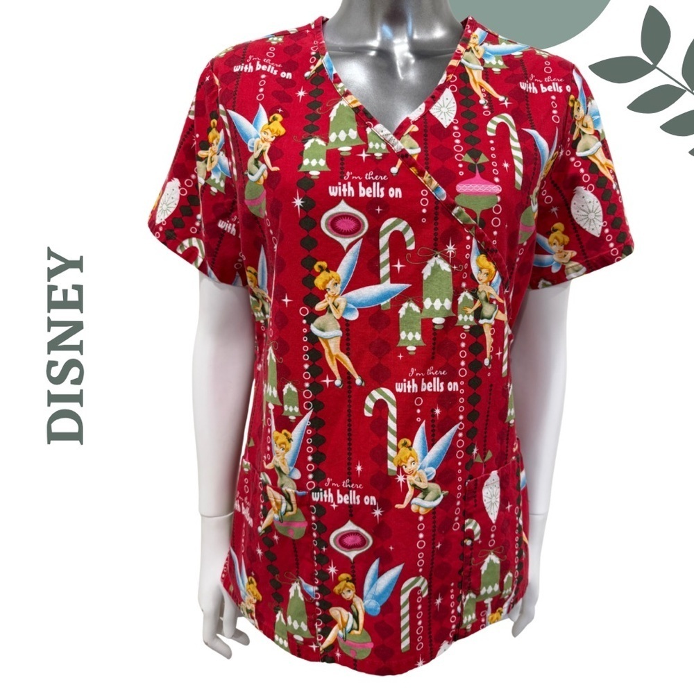 DISNEY Scrub Tops – Set of 2 (Holiday & Halloween Theme!) 🎃🎄
Size: Small Cotton - Picture 2 of 12